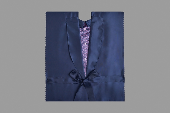 Picture of Male Paisley Navy Blue Gown